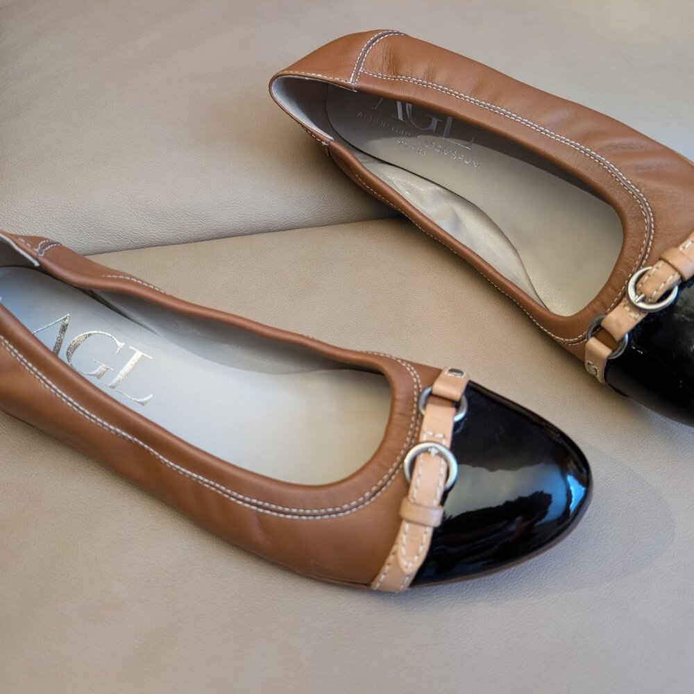 AGL Attilio Giusti Leombruni Brigita Ballet Flat - Picture 2 of 5